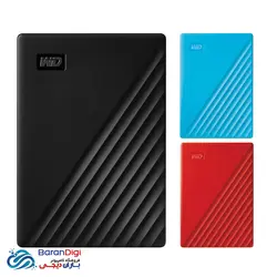 هارد اکسترنال با ظرفیت 2 ترابایت وسترن دیجیتال مدل WD MY Passport 2TB