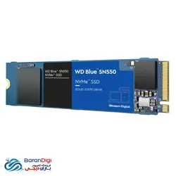 حافظه اس اس دی M2 اینترنال وسترن دیجیتال با ظرفیت 500 گیگابایت مدل WD Blue SN550 NVMe M2 500GB