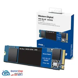 حافظه اس اس دی M2 اینترنال وسترن دیجیتال با ظرفیت 500 گیگابایت مدل WD Blue SN550 NVMe M2 500GB