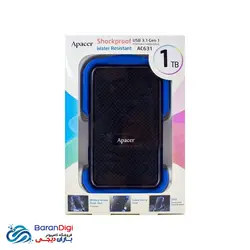هارد اکسترنال با ظرفیت 1 ترابایت اپیسر مدل Apacer AC631 1TB