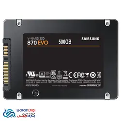حافظه اس اس دی اینترنال سامسونگ با ظرفیت 500 گیگابایت مدل Samsung EVO870 500GB