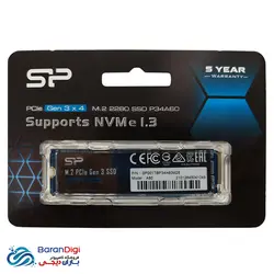 حافظه اس اس دی M2 اینترنال سیلیکون پاور با ظرفیت 512 گیگابایت مدل Silicon Power A60 M2