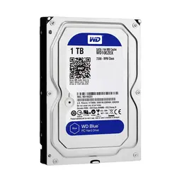 هارد اینترنال مخصوص کامپیوتر وسترن دیجیتال با ظرفیت 1 ترابایت مدل Western Digital Blue 1TB