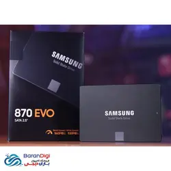 حافظه اس اس دی اینترنال سامسونگ با ظرفیت 8 ترابایت مدل Samsung EVO870 8TB - فروشگاه کامپیوتر باران دیجی
