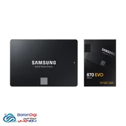 حافظه اس اس دی اینترنال سامسونگ با ظرفیت 8 ترابایت مدل Samsung EVO870 8TB - فروشگاه کامپیوتر باران دیجی