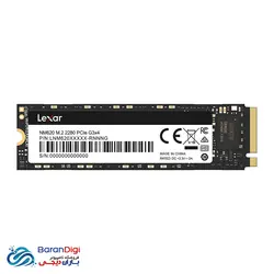 حافظه اس اس دی اینترنال لکسار با ظرفیت 256 گیگابایت مدل Lexar LNM620 Nvme 256GB - فروشگاه کامپیوتر باران دیجی