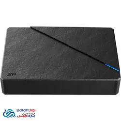 هارد اکسترنال 3.5 اینچ آداپتور دار سیلیکون پاور با ظرفیت 8 ترابایت مدل Silicon Power S07 8TB - فروشگاه کامپیوتر باران دیجی