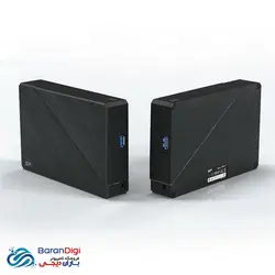 هارد اکسترنال 3.5 اینچ آداپتور دار سیلیکون پاور با ظرفیت 8 ترابایت مدل Silicon Power S07 8TB - فروشگاه کامپیوتر باران دیجی