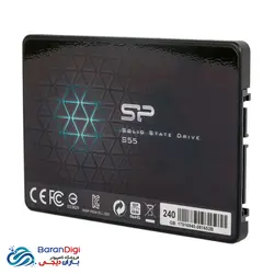 حافظه اس اس دی اینترنال سیلیکون پاور با ظرفیت 240 گیگابایت مدل Silicon Power Slim S55 240GB - فروشگاه کامپیوتر باران دیجی
