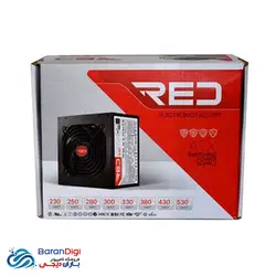 منبع تغذیه (پاور) کامپیوتر رد مدل Red Raider 230W - فروشگاه کامپیوتر باران دیجی