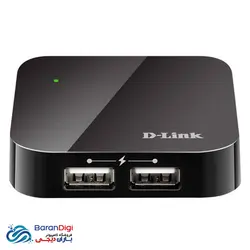 هاب 4 پورت USB دی لینک مدل D-Link DUB-H4 - فروشگاه کامپیوتر باران دیجی