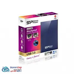 هارد اکسترنال با ظرفیت 1 ترابایت سیلیکون پاور مدل Silicon Power Armor A80 1TB