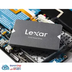 حافظه اس اس دی اینترنال لکسار با ظرفیت 256 گیگابایت مدل Lexar NS100 256GB - فروشگاه کامپیوتر باران دیجی