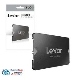 حافظه اس اس دی اینترنال لکسار با ظرفیت 256 گیگابایت مدل Lexar NS100 256GB - فروشگاه کامپیوتر باران دیجی