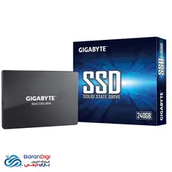 حافظه اس اس دی اینترنال گیگابایت با ظرفیت 240 گیگابایت مدل Gigabyte GP-GSTFS31240GNTD 240GB - فروشگاه کامپیوتر باران دیجی