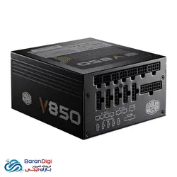 منبع تغذیه (پاور) کامپیوتر کولر مستر مدل Cooler Master Vanguard V850 80Plus Gold - فروشگاه کامپیوتر باران دیجی