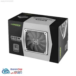 منبع تغذیه (پاور) کامپیوتر گرین مدل Green GP650B-OCPT Overclocking Evo 80 Plus Platinum - فروشگاه کامپیوتر باران دیجی