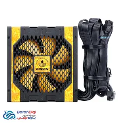 منبع تغذیه (پاور) کامپیوتر گرین مدل Green GP550A-UK PLUS - فروشگاه کامپیوتر باران دیجی