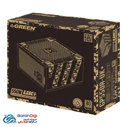 منبع تغذیه (پاور) کامپیوتر گرین مدل Green GP550A-UK PLUS - فروشگاه کامپیوتر باران دیجی