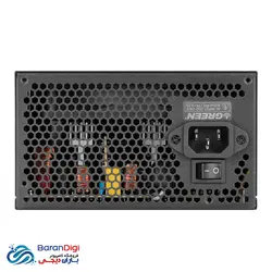 منبع تغذیه (پاور) کامپیوتر گرین مدل Green GP500A-ECO Rev3.1 - فروشگاه کامپیوتر باران دیجی
