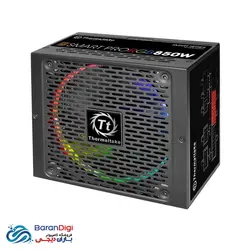 منبع تغذیه (پاور) کامپیوتر ترمال تیک مدل Thermaltake Smart Pro RGB 850W Bronze - فروشگاه کامپیوتر باران دیجی