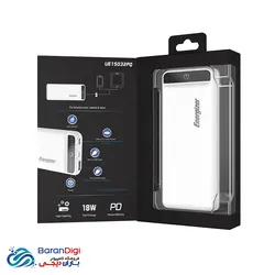 شارژر همراه (پاوربانک) انرجایزر مدل Energizer UE15032 15000mAh - فروشگاه کامپیوتر باران دیجی