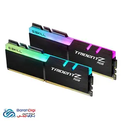 رم کامپیوتر جی اسکیل مدل G SKILL Trident Z DDR4 3200MHz 16GB - فروشگاه کامپیوتر باران دیجی
