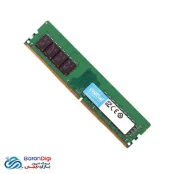 رم کامپیوتر کروشیال مدل Crucial 8GB 2400Mhz DDR4 - فروشگاه کامپیوتر باران دیجی