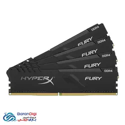 رم کامپیوتر کینگ استون مدل Kingston HyperX Fury 8GB DDR4 2400MHz - فروشگاه کامپیوتر باران دیجی