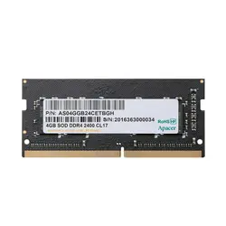 رم لپتاپ اپیسر مدل Apacer DDR4 2400MHz Laptop 4GB - فروشگاه کامپیوتر باران دیجی