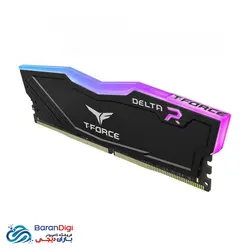 رم کامپیوتر تیم گروپ مدل Team Group T-Force Delta RGB 8GB DDR4 3200MHz - فروشگاه کامپیوتر باران دیجی