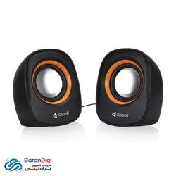 اسپيکر 2تکه کیسونلی مدل Kisonli V-360 - فروشگاه کامپیوتر باران دیجی