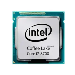 پردازنده مرکزی اینتل سری Coffee Lake مدل Intel Core i7-8700 - فروشگاه کامپیوتر باران دیجی