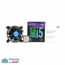 پردازنده اینتل سری Coffee Lake مدل Intel Core i5-8400 - فروشگاه کامپیوتر باران دیجی