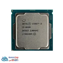 پردازنده اینتل سری Coffee Lake مدل Intel Core i5-8400 - فروشگاه کامپیوتر باران دیجی