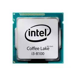 پردازنده اینتل سری Coffee Lake مدل Intel Core i3-8100 - فروشگاه کامپیوتر باران دیجی