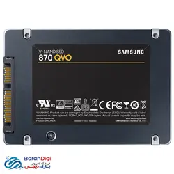 حافظه اس اس دی اینترنال سامسونگ با ظرفیت 8 ترابایت مدل Samsung 870 QVO 8TB