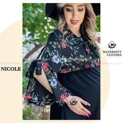 پیراهن ماکسی عروسکی بارداری و شیردهی