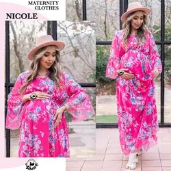 پیراهن ماکسی بارداری مجلسی عروسکی