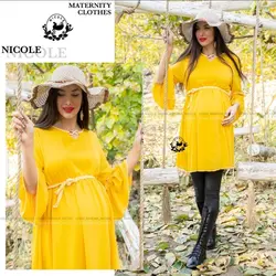 پیراهن عروسکی قد میدی بارداری