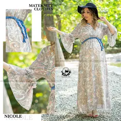 پیراهن بارداری مجلسی حریر