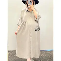 مانتو پیراهنی تمام دکمه