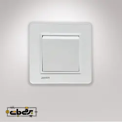 کلید و پریز ویترا سفید جهان الکتریک -تبدیل کامل