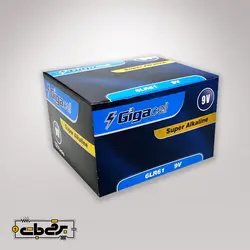 باتری 9 ولت آلکالاین کارتی گیگاسل