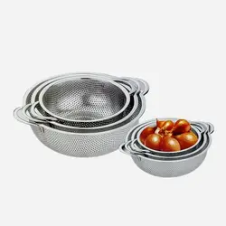 ست آبکش استیل 6 پارچه پانچی یونیک str-106