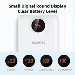 پاوربانک روموس 20000 شارژ سریع 22.5W مدلSW20PF - باتری مارکت