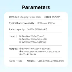 پاوربانک روموس 20000 شارژ سریع 22.5W مدلSW20PF - باتری مارکت