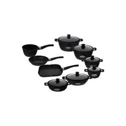 سرویس قابلمه زرساب ماربلینا 15 پارچه کد MB-7780