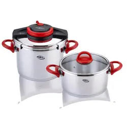 زودپز دوقلو 4 و 6 لیتر نالینو