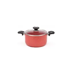 قابلمه گرانیتی زرساب سایز 16 مدل ویولت کد 416